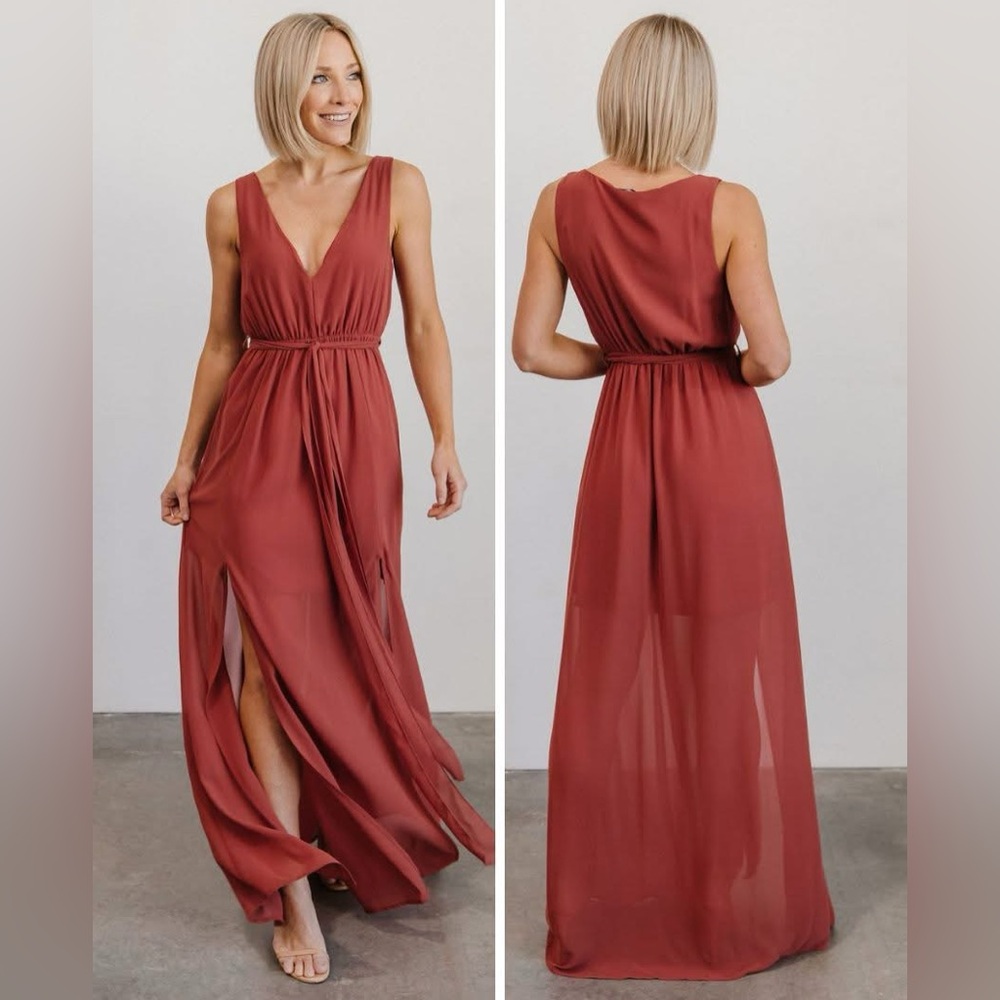 Baltic Born Hera Maxi Dress in Berry - Picture 2 of 9
